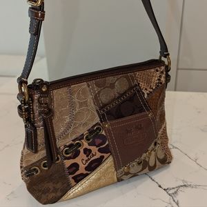 Coach patchwork shoulder bag